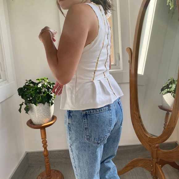 Fitted flare blouse - Picture 3 of 10